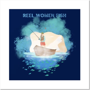 Reel Women Fish Posters and Art